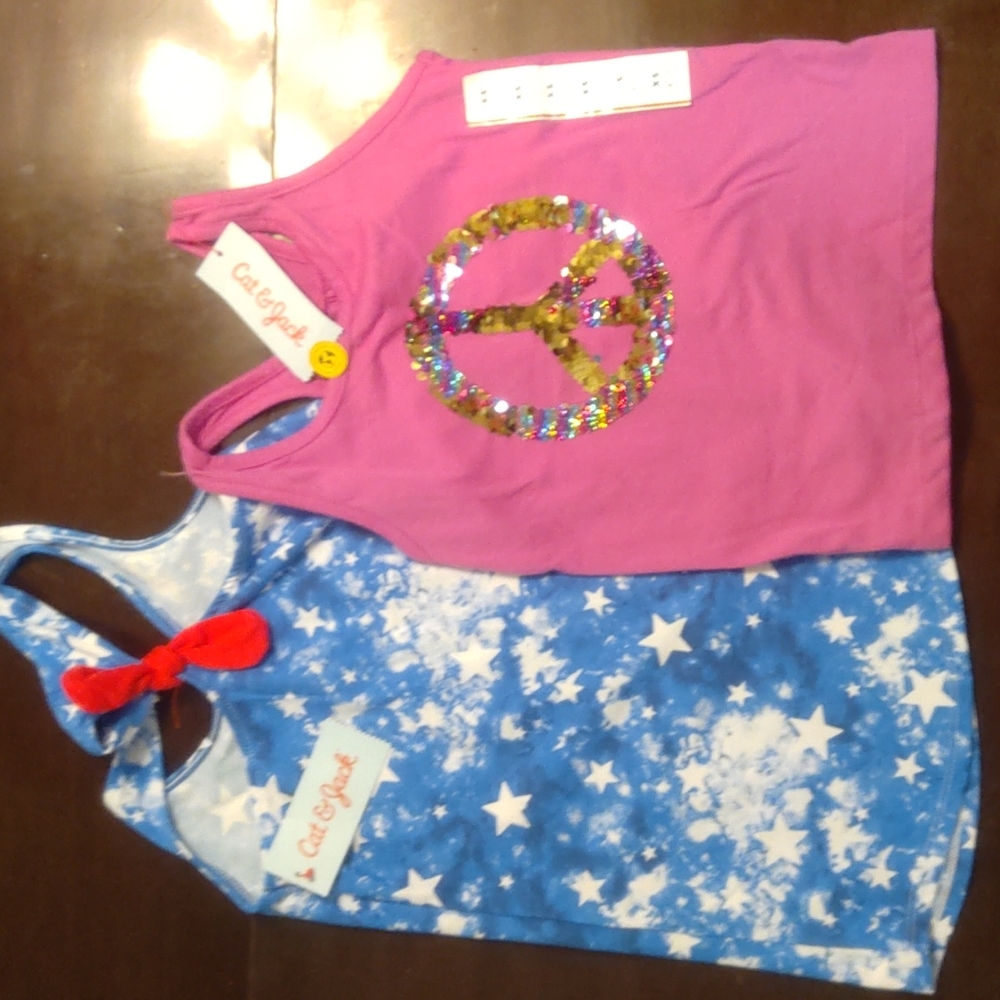 Two xs cat & jack tank tops